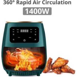 Hot Air Fryer 6L XL With Digital LED Touch Screen Timer