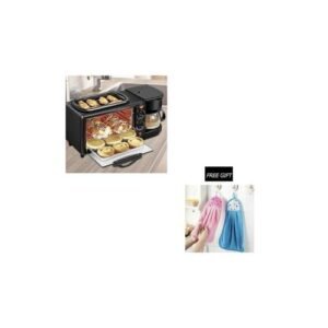 Multifunction 3 In 1 Breakfast Maker And Free Kitchen Towel