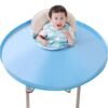 Portable Baby Chair Padded Tablecloth Anti-dirty Folding Table-eating Pad Anti-wear Bib Antisucio Children Feeding Saucer Chair