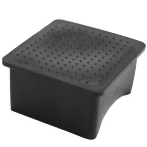 Square Black Rubber 50mmx50mm Foot for Table Chair Leg