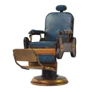 Creative Rustic  American Style Barbershop Chair Model Tabletop