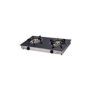 Boscon Glass Table Top Double Burner Gas Cooker WITH Auto Ignition