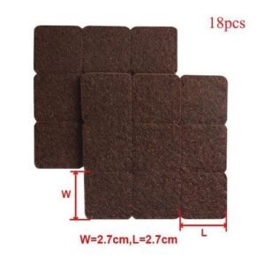 Self Adhesive Chair Leg Pads Table Leg Covers Floor Protectors for Furniture Legs Felt Pads