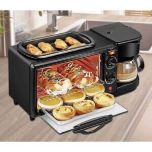 Sokany Microwave, Griller, Coffee Maker, 3 In 1 Breakfast