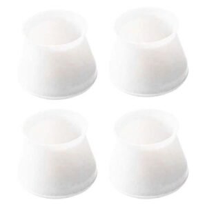 4CPS Anti-Scratch Chair Legs Caps Furniture Table Feet Silicon Covers Floor Protectors