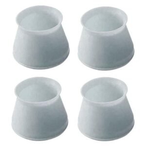 4CPS Anti-Scratch Chair Legs Caps Furniture Table Feet Silicon Covers Floor Protectors