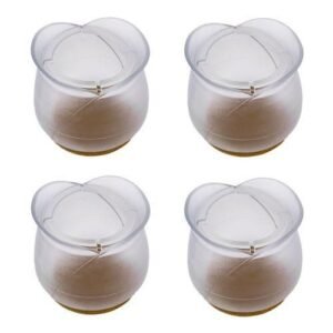 Silicone Mat Tables And Chairs Tables Feet Thick Cushion Chair Leg ProtectionClear