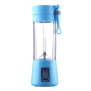 4 Blades Mini USB Rechargeable Portable Electric Fruit Juicer Smoothie Maker Blue 4 Blades