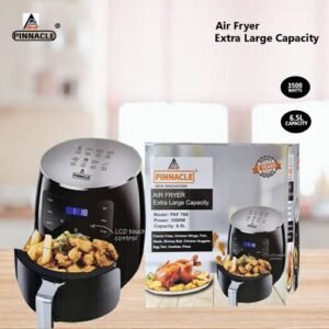 Pinnacle 6.5 Litres Extra Large Capacity Air Fryer (PAF 789) - Black