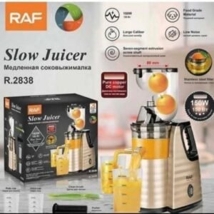 RAF Slow Masticating Fruit Juicer- Juice Extractor