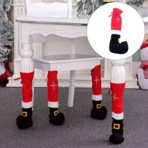 Christmas Table and  Leg Covers  Furniture Caps for