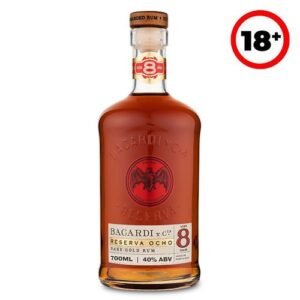 Bacardi Reserva Ocho 8 Year Old Gold Rum 70cl