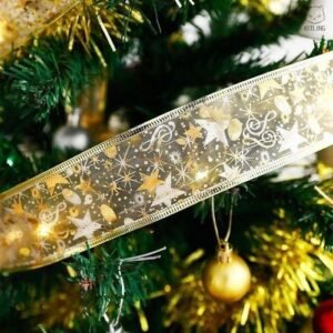 Christmas Tree Ribbon Lights 5m 50 Lights