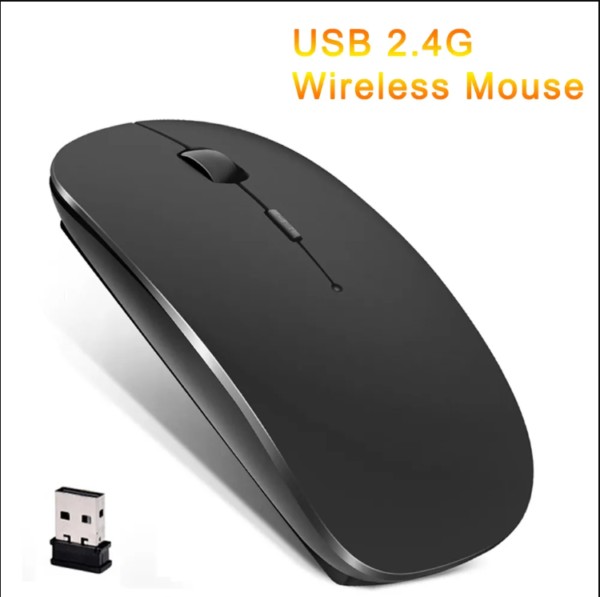 Slim Wireless Mouse 2.4GHz Optical Mice 1600DPI Gamer Office Quiet Mouse Ergonomic Design Mice With USB Receiver For PC Laptop