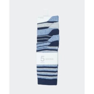 Blue Design Socks - Pack Of 5