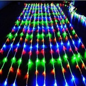 Christmas Lights Waterfall Curtain Led Light 480 Bulbs (multi Color)