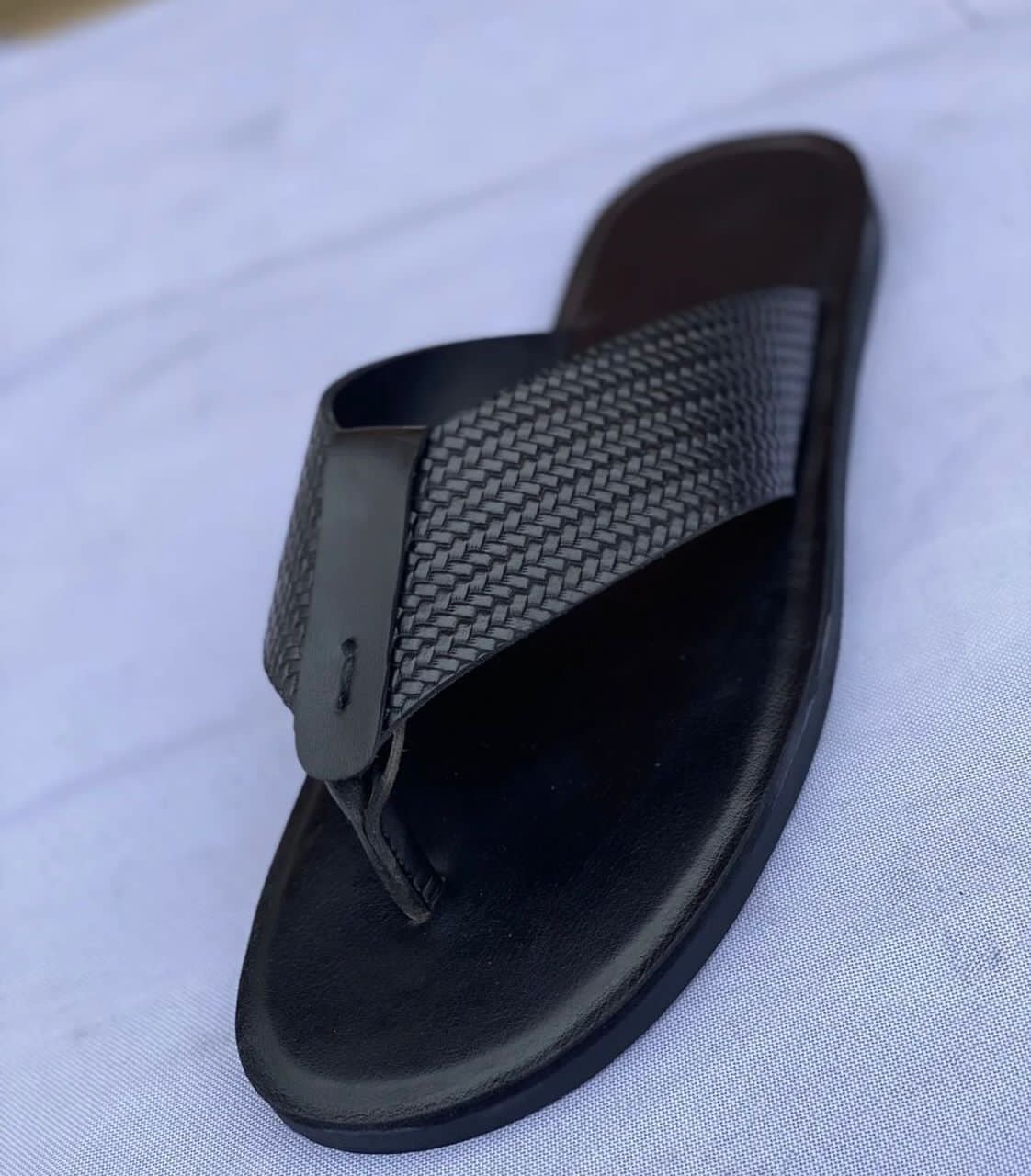 Black Pam Slippers