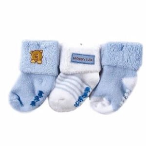 Lovable Friends Baby Boys Socks - 3 Pairs