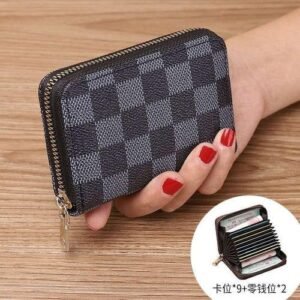 Mini Women's Leather Purse Card Holder