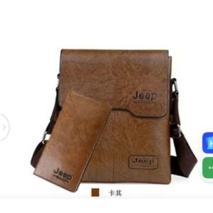 Jeep Buluo Brown Cross Body Bag With A Purse