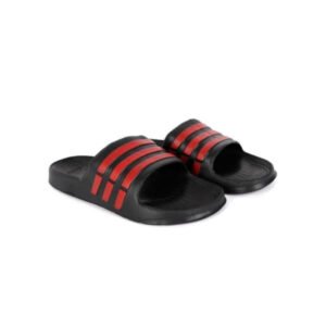 adidas Men's Waterproof Duramo Slide -Black & Red