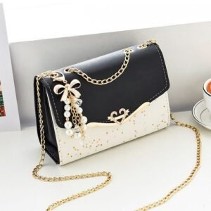 Women Portable Hand Bag-Black.