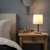 Ikea Barlast Table Lamp - 31cm- Black/white