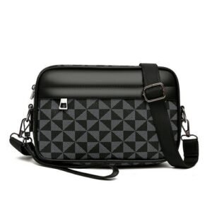 Men Alligator Pu Leather Shoulder Bag/ Messenger Bag/Wallet