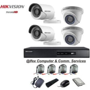 HikVision Surveillance 4 Cameras System