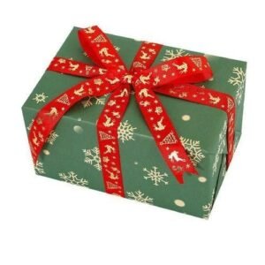 Size Wrapping Paper 2pack Festive Xmas Wrapping Paper Set for Gift Green