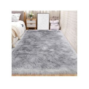 Super Fluffy Faux Fur Rug - 4ft by 6ft