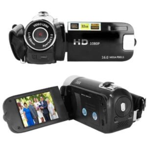 Portable Video Camera Hd 1080p - 16mp 16x Zoom Digital Camcorder With 2 Batteries