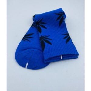 Men's Blue Patterned Socks