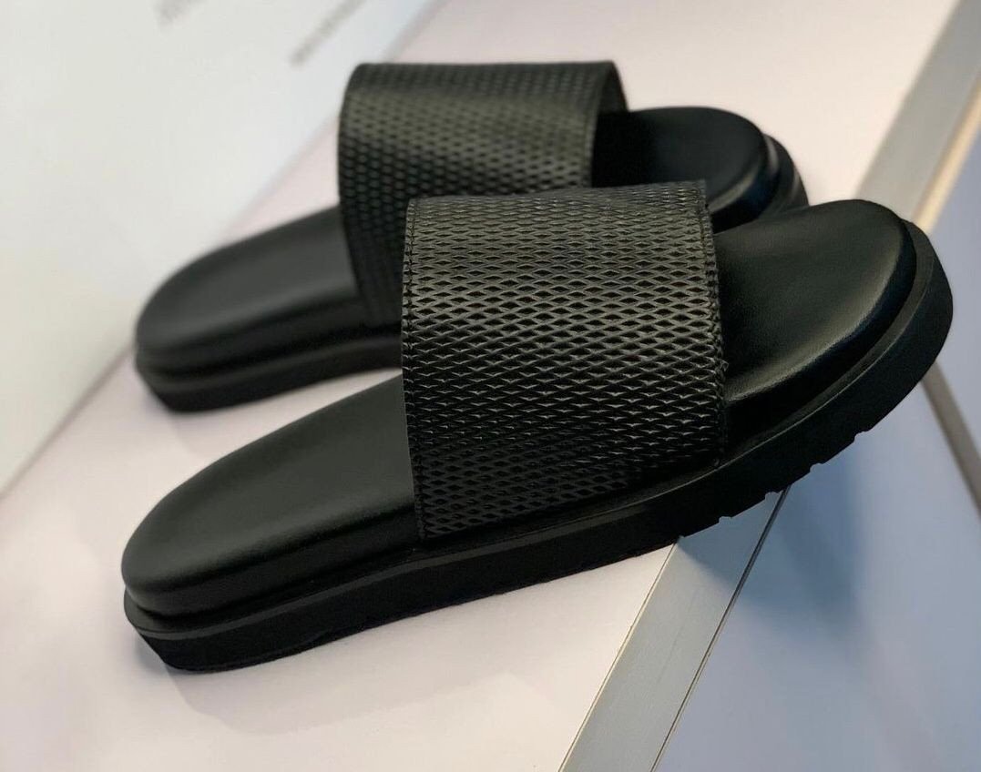 Black Cover Pam Slippers