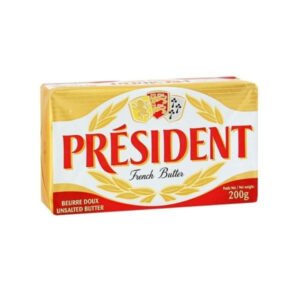 PRESIDENT UNSALTED BUTTER 200G