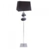 Black and Chrome Pebble Floor Lamp