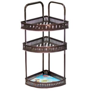 Bathroom Wall Corner Rack/ Storage Organizer - 3 Layers